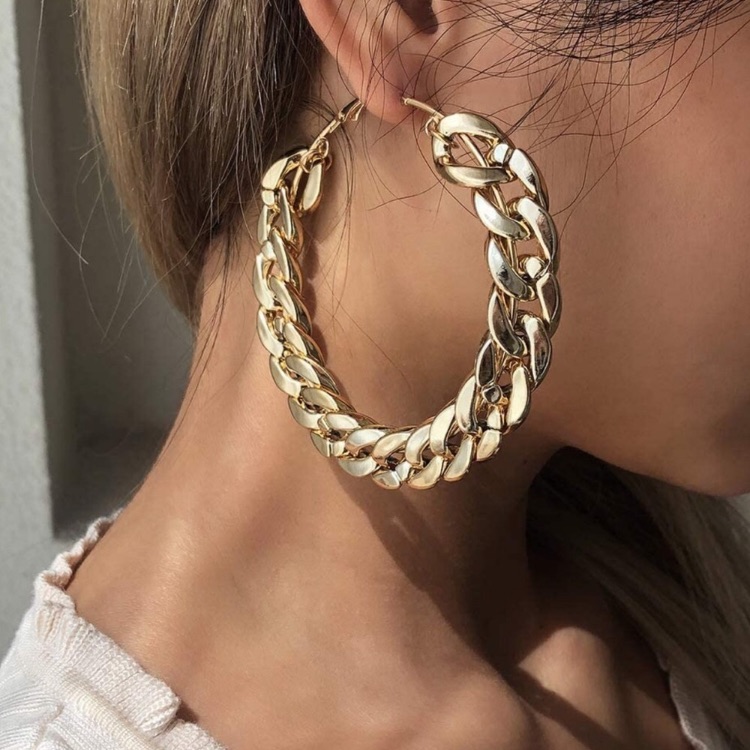 14k Gold Plated Hoop Earrings
